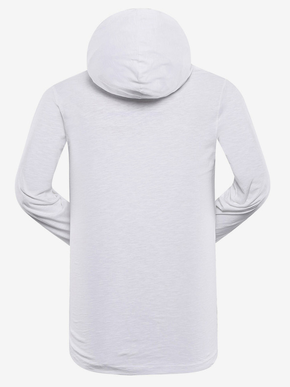 NAX Camicia bianca con cappuccio NAX Komer da uomo