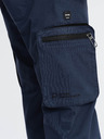 Ombre Clothing Pantaloni cargo jogger da uomo blu scuro Ombre Clothing