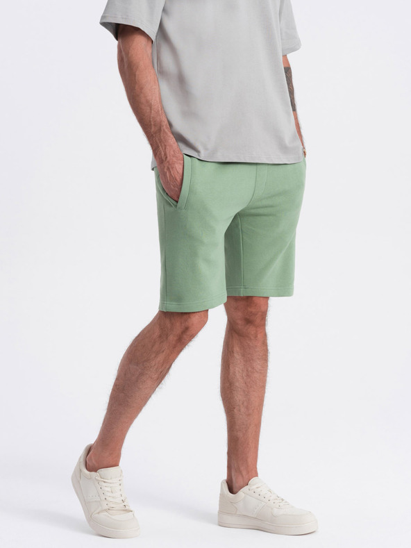 Ombre Clothing Pantaloncini verdi da uomo Ombre Clothing