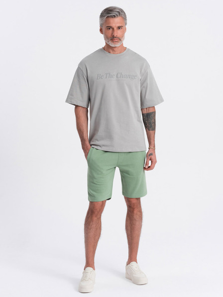 Ombre Clothing Pantaloncini verdi da uomo Ombre Clothing