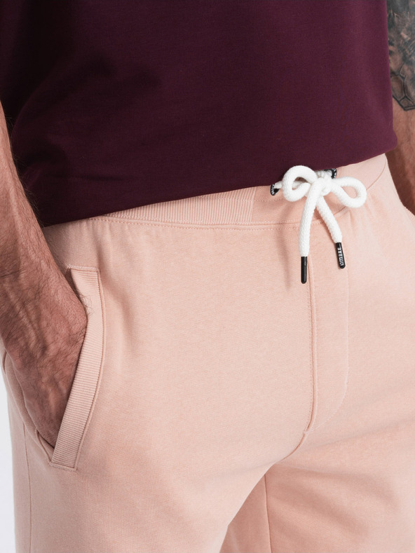 Ombre Clothing Pantaloni da ginnastica rosa da uomo Ombre Clothing