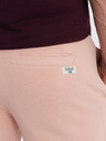 Ombre Clothing Pantaloni da ginnastica rosa da uomo Ombre Clothing