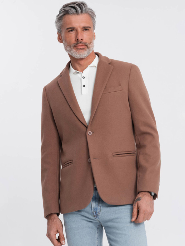 Ombre Clothing Giacca marrone da uomo Ombre Clothing