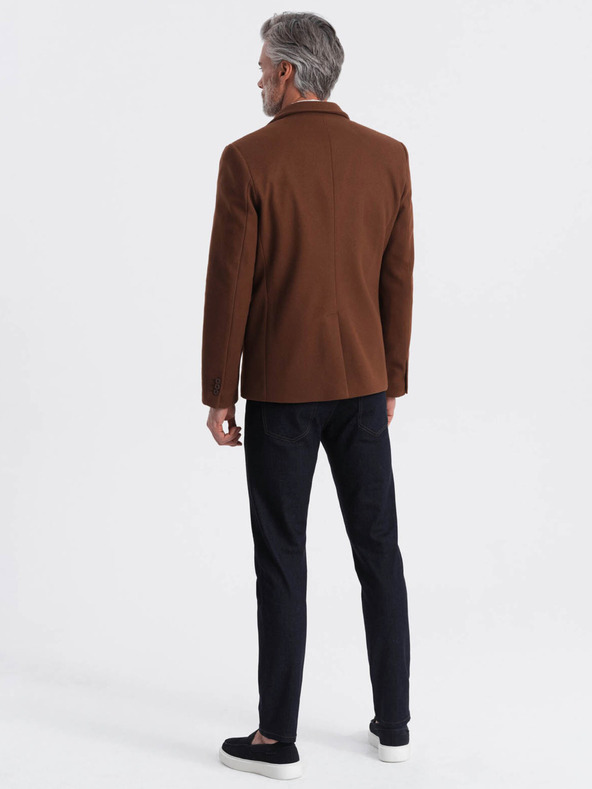 Ombre Clothing Giacca marrone da uomo Ombre Clothing