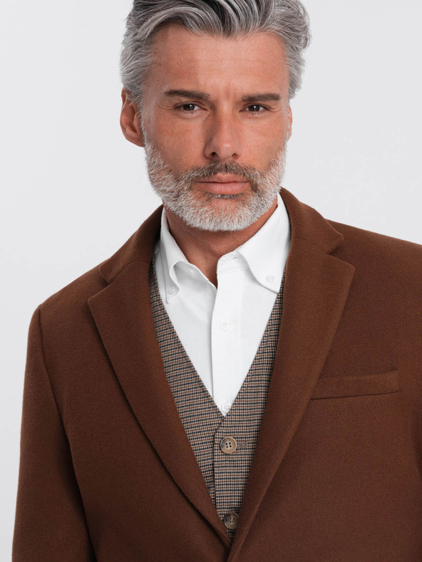 Ombre Clothing Giacca marrone da uomo Ombre Clothing