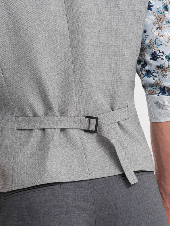 Ombre Clothing Giacca da uomo grigio chiaro con colletto Ombre Clothing