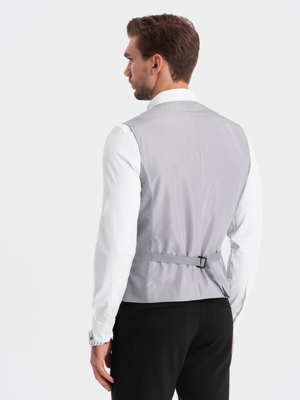 Ombre Clothing Gilet da uomo grigio Ombre Clothing