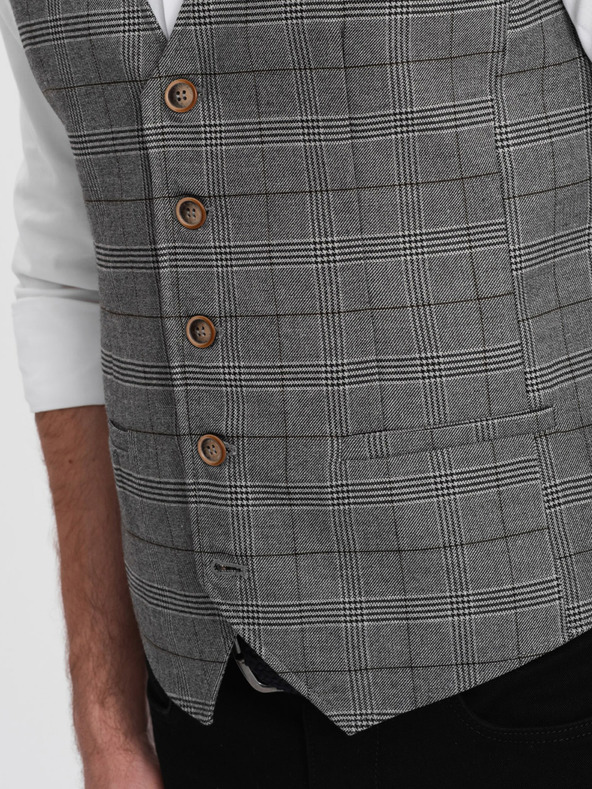 Ombre Clothing Giacca con risvolto da uomo grigia Ombre Clothing