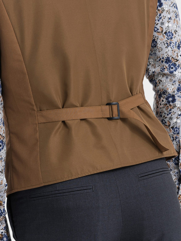 Ombre Clothing Gilet marrone da uomo Ombre Clothing