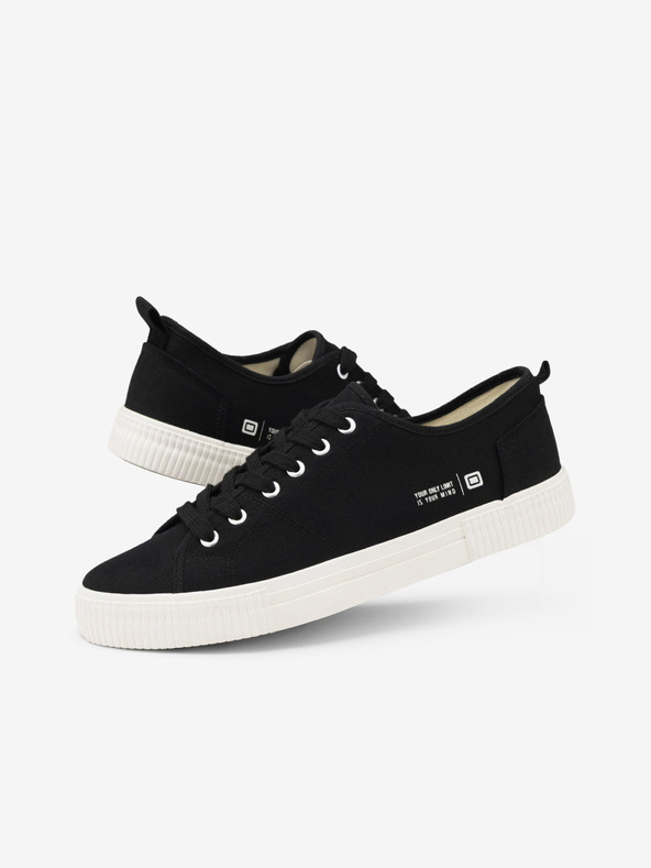 Ombre Clothing Scarpe da ginnastica basic da uomo nere Ombre Clothing Classic