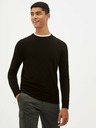 Celio Maglione nero da uomo in cashmere Celio Jecloud