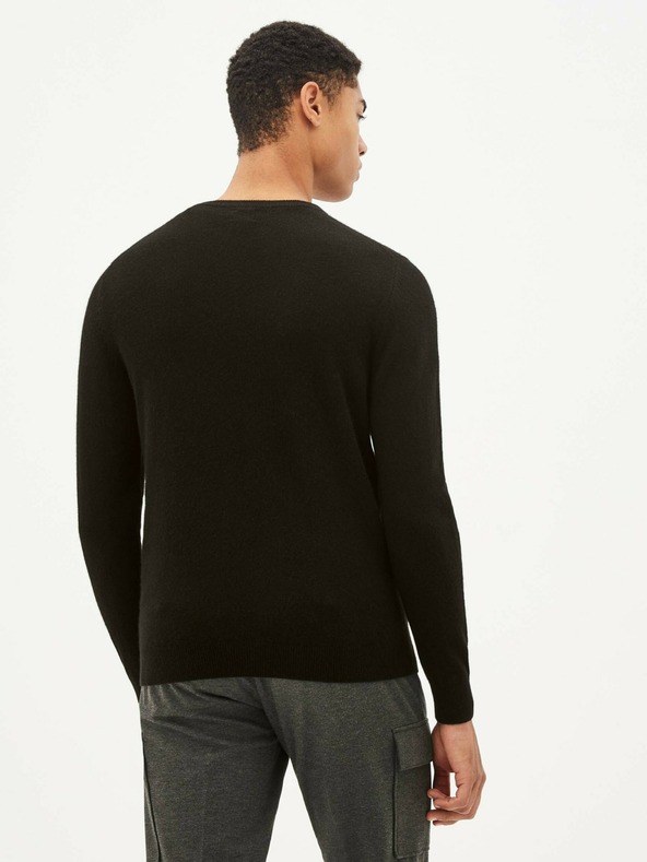 Celio Maglione nero da uomo in cashmere Celio Jecloud