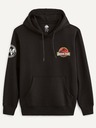 Celio Felpa da uomo nera con cappuccio Celio Jurassic Park