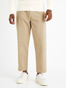 Celio Pantaloni cropped da uomo beige Celio Cochicrop