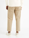 Celio Pantaloni cropped da uomo beige Celio Cochicrop