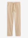 Celio Pantaloni cropped da uomo beige Celio Cochicrop