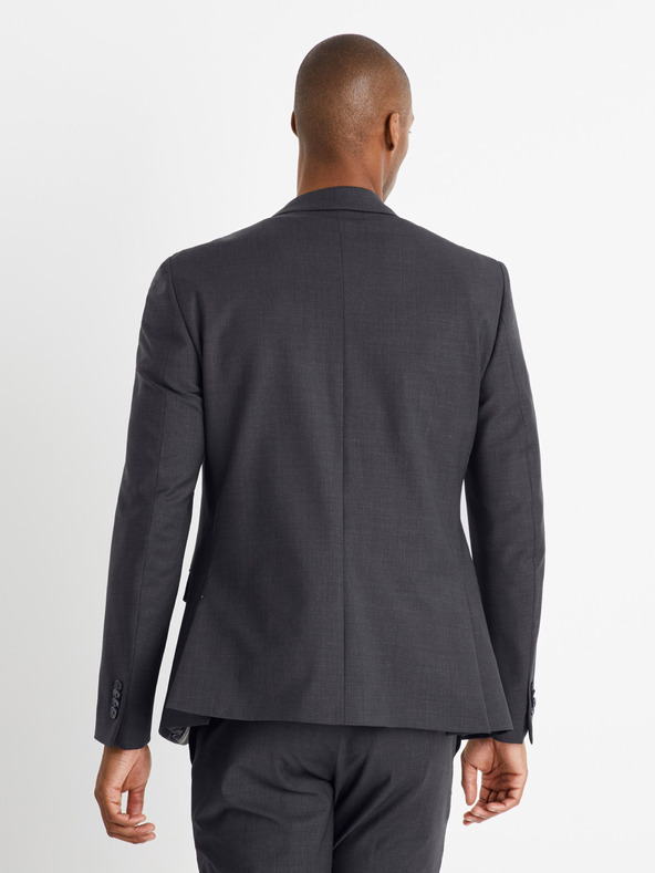 Celio Blazer grigio scuro da uomo in misto lana Celio Culexus