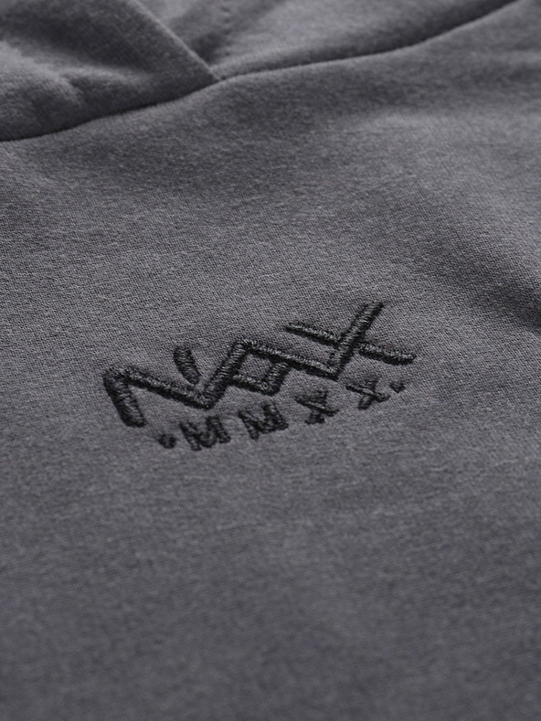 NAX Felpa con cappuccio NAX Onoda donna grigia