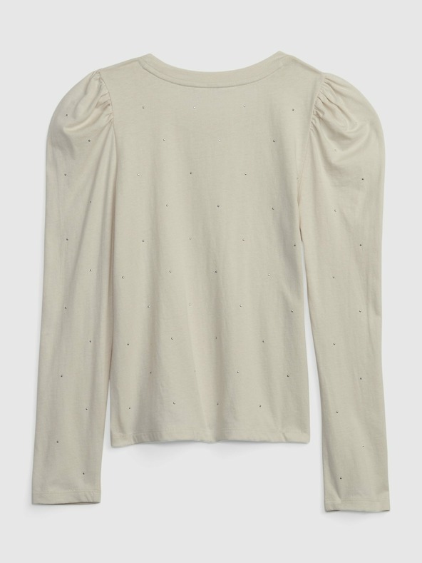 GAP Children's T-Shirt with Ruffled Sleeves GAP