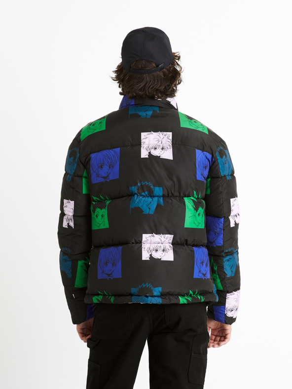 Celio Giacca invernale trapuntata Celio Hunter & Hunter verde e nera da uomo