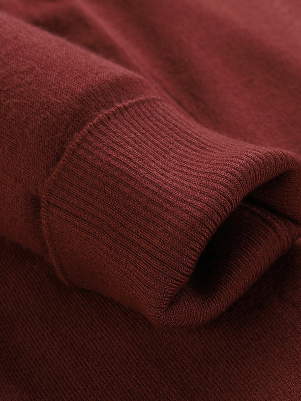 NAX Maglione lungo da donna bordeaux NAX Edera