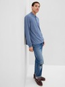 GAP Long Sleeve Pique Polo Shirt GAP