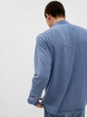 GAP Long Sleeve Pique Polo Shirt GAP