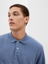 GAP Long Sleeve Pique Polo Shirt GAP