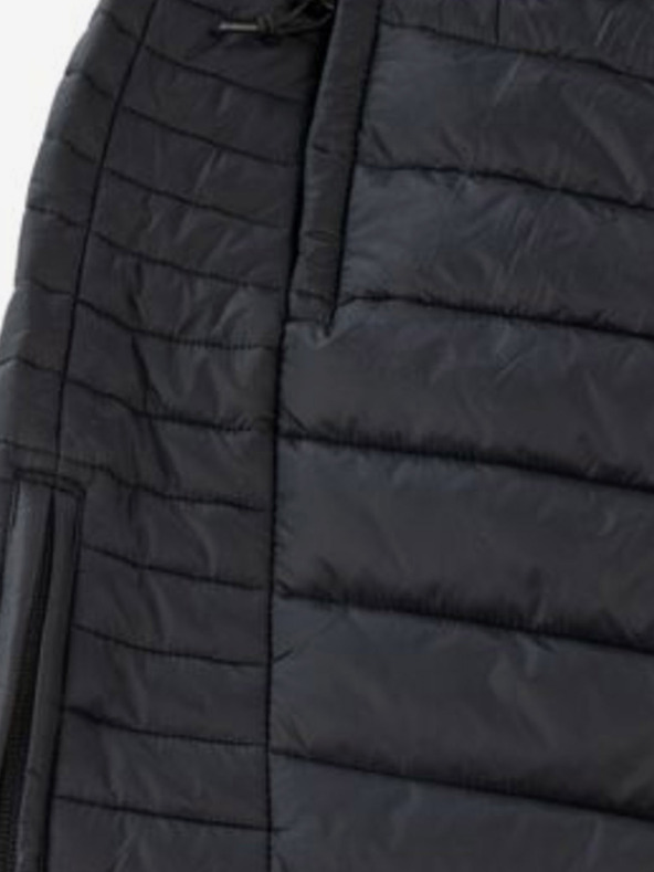 ALPINE PRO Gonna invernale trapuntata nera da donna ALPINE PRO OZARA