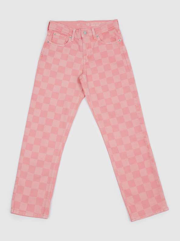 GAP Children's Loose Checkered Jeans GAP