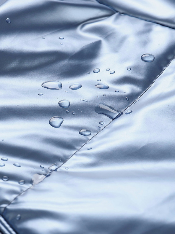 NAX Cappotto grigio e blu per bambine NAX FEREGO