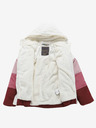 NAX Giacca invernale beige e rosa per bambini NAX KEMENO