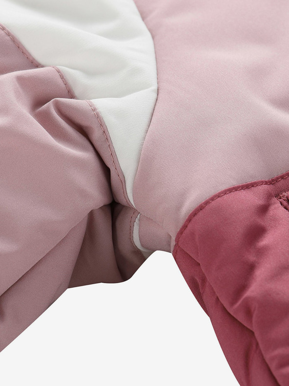 NAX Giacca invernale beige e rosa per bambini NAX KEMENO