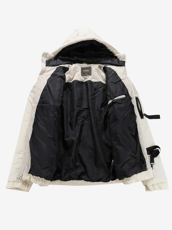 NAX Giacca invernale da uomo color crema NAX MOREF