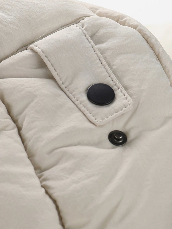 NAX Giacca invernale da uomo color crema NAX MOREF