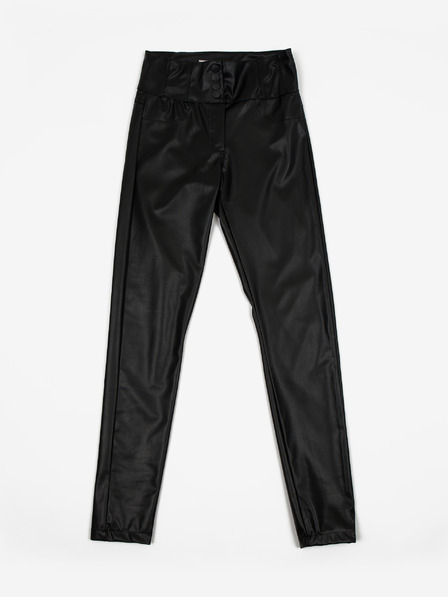 Orsay Pantaloni in pelle neri da donna ORSAY