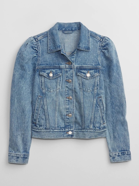 GAP Denim jacket with gathered sleeves GAP