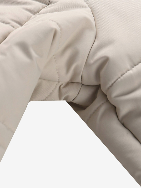 ALPINE PRO Giacca invernale da bambina bianca e nera ALPINE PRO Egypo