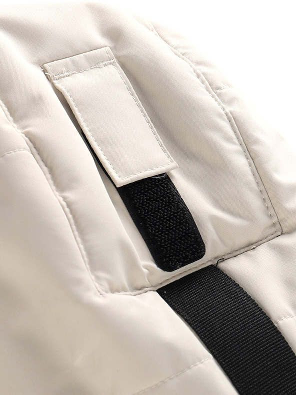 ALPINE PRO Giacca invernale da bambina bianca e nera ALPINE PRO Egypo