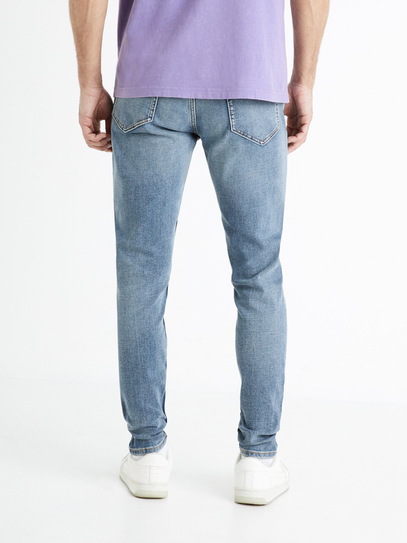 Celio Jeans skinny da uomo azzurro Celio Foskinny1