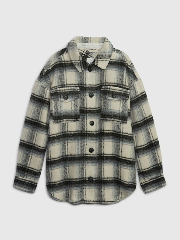 GAP Children's plaid shirt jacket GAP