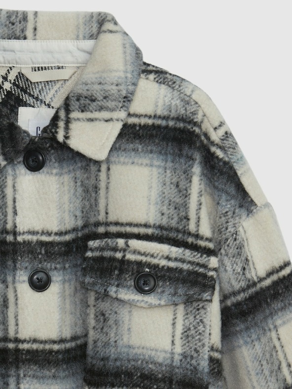 GAP Children's plaid shirt jacket GAP