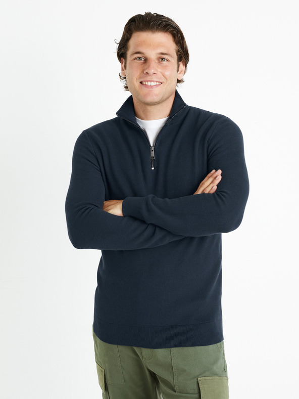 Celio Maglione Celio Celim blu scuro da uomo