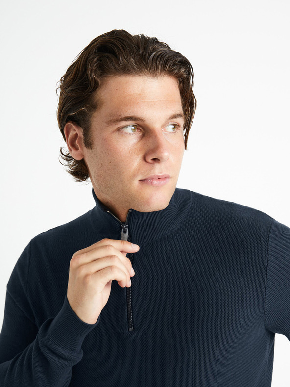Celio Maglione Celio Celim blu scuro da uomo