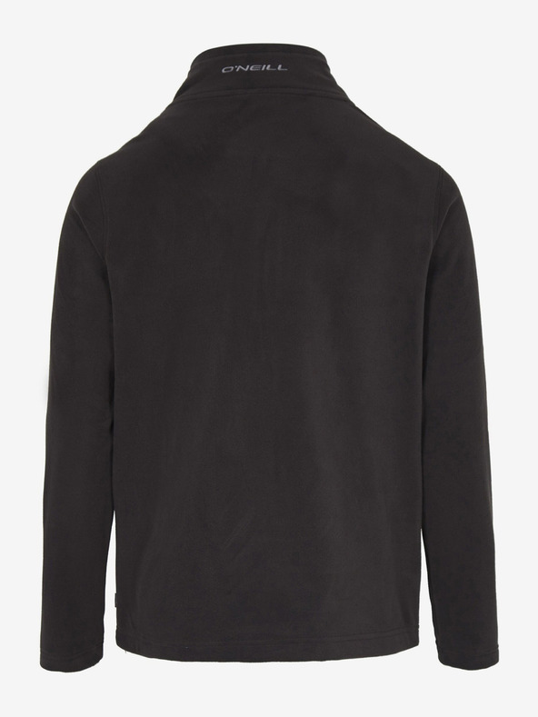 O'Neill Felpa con cappuccio in pile nera da uomo con collo alto O'Neill Jack's