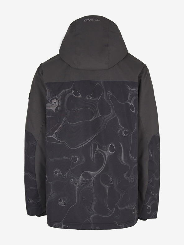 O'Neill Giacca da sci/snowboard O'Neill Texture nera da uomo