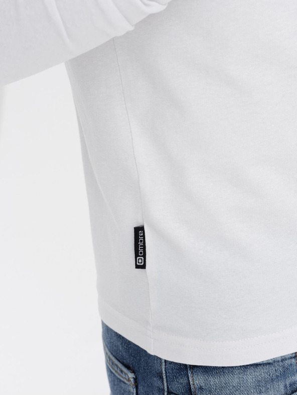 Ombre Clothing Maglietta bianca da uomo Ombre Clothing