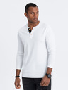 Ombre Clothing Camicia bianca da uomo button down Ombre Clothing HENLEY