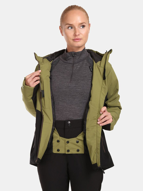 Kilpi Giacca invernale Kilpi Flip da donna color kaki