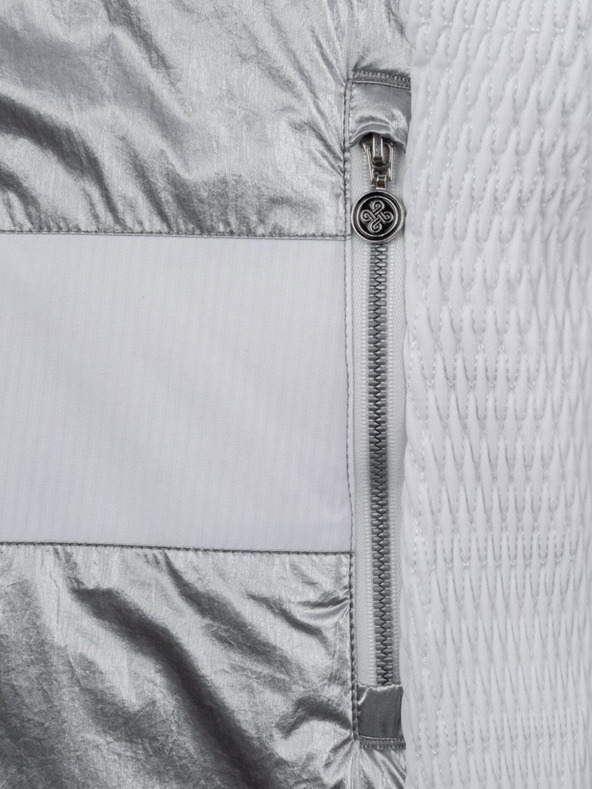 Kilpi Giacca da sci Kilpi Dalila da donna in bianco, grigio e argento
